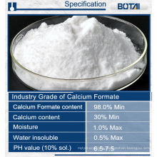Calcium formate building material additives